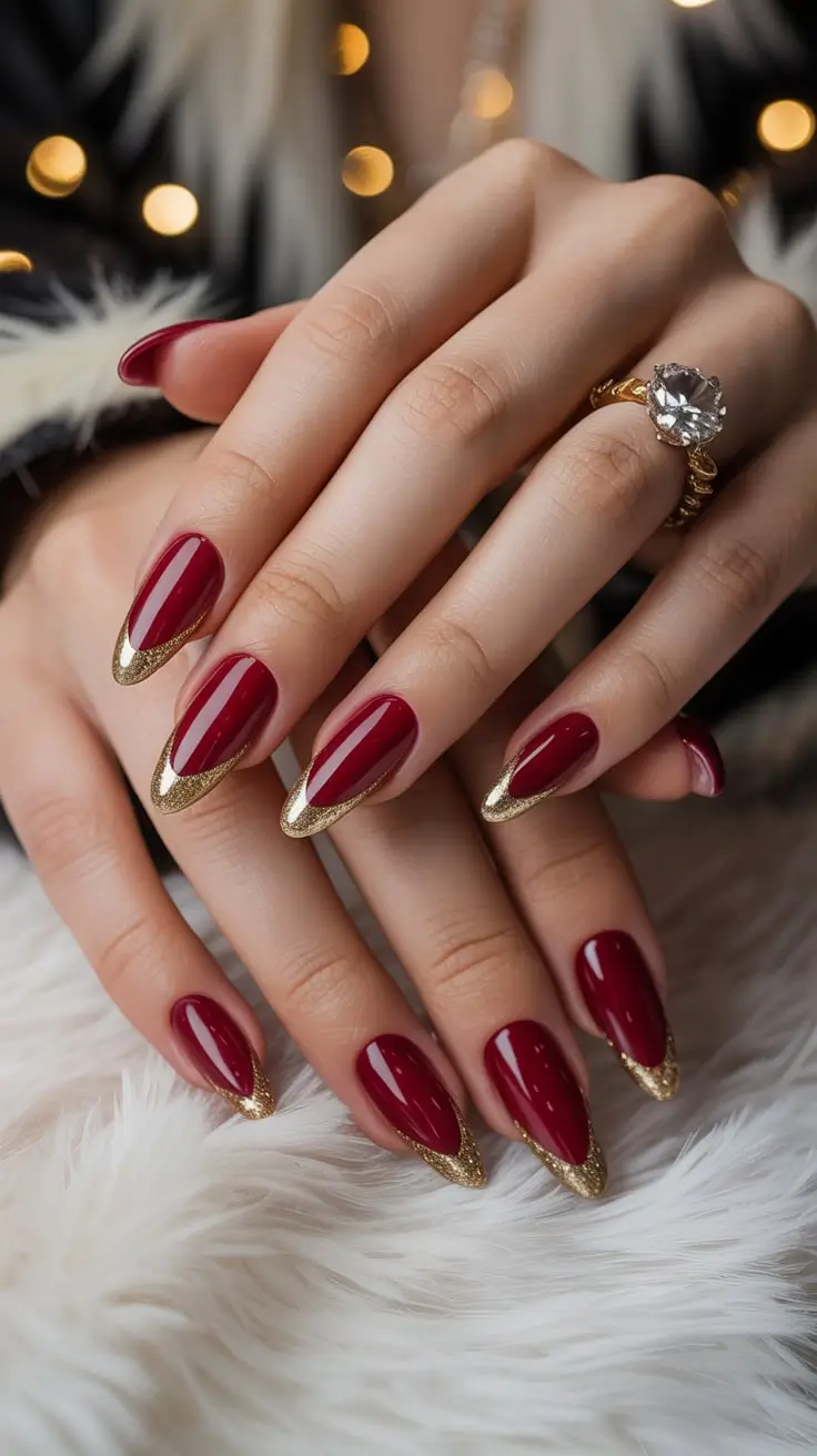 25 идей зимнего французского маникюра: стильный, современный маникюр в морозных тонах