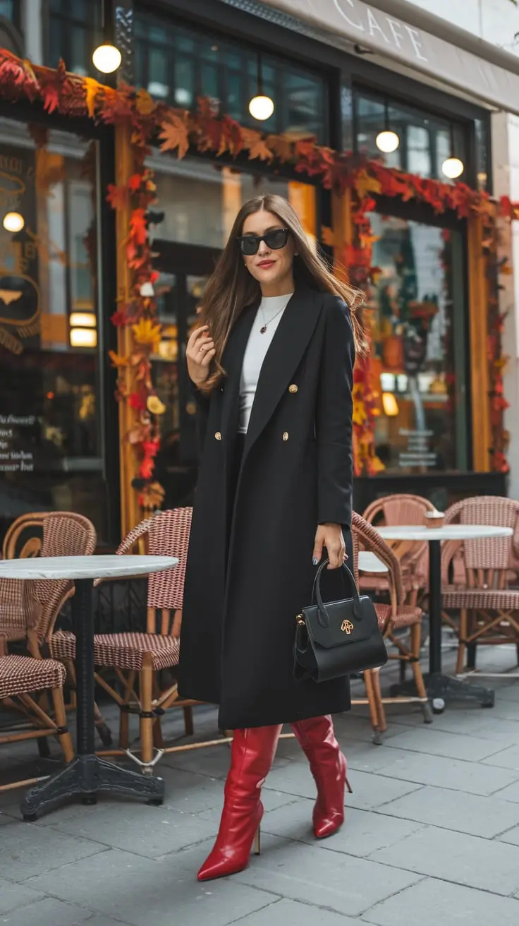 21 осенний образ с ботинками — модные идеи