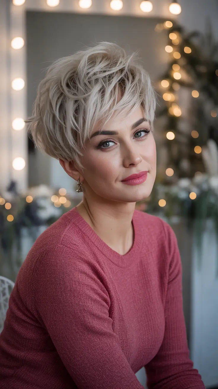 22 идеи зимних стрижек для круглого лица, которые освежат ваш образ