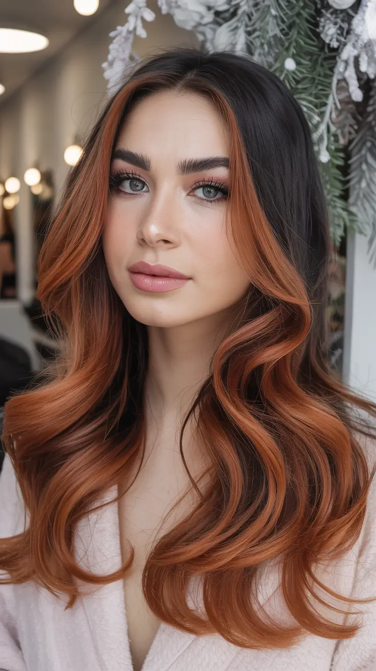 24 идеи для окрашивания волос в рыжий цвет зимой: модные оттенки этого сезона