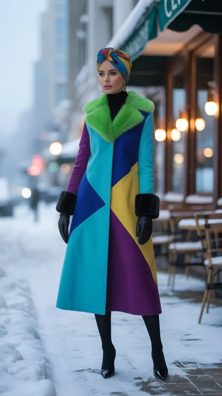 24 стильных варианта зимних нарядов