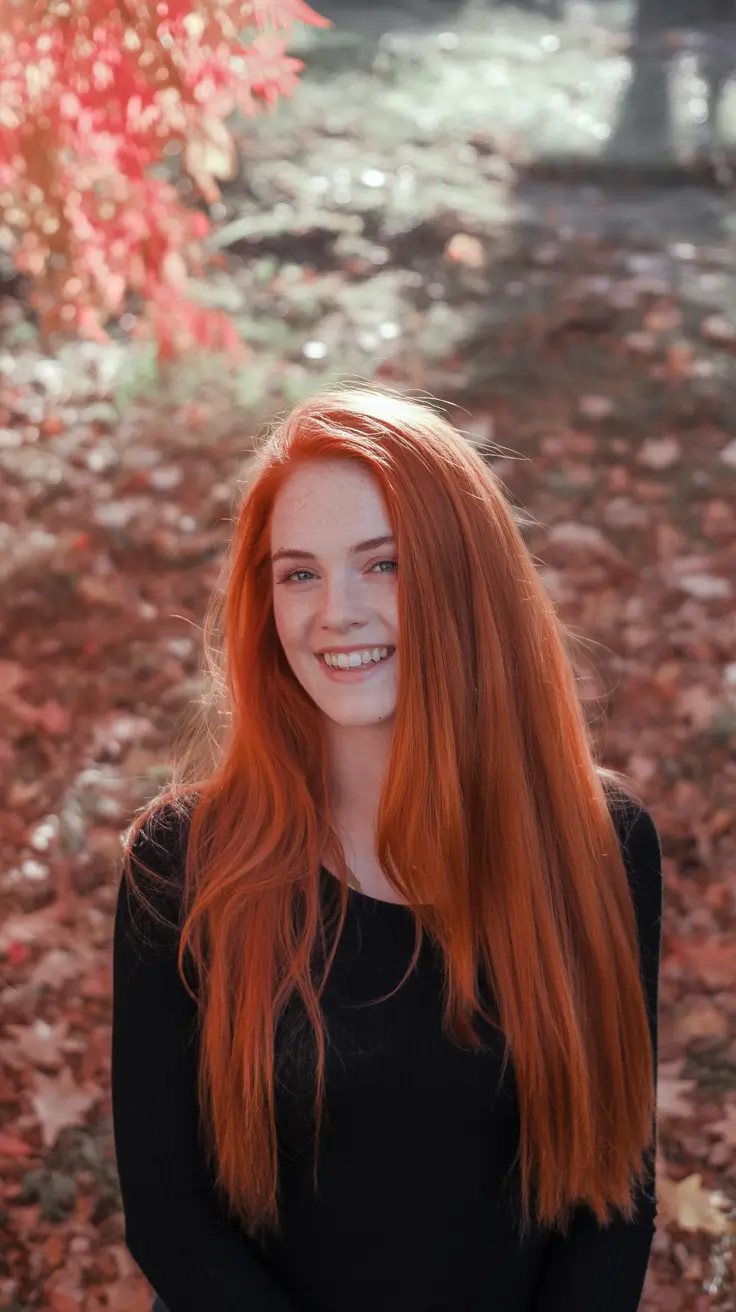 25 тёплых оттенков для волос, которые стоит попробовать этой осенью: цвета, сияющие, как осень