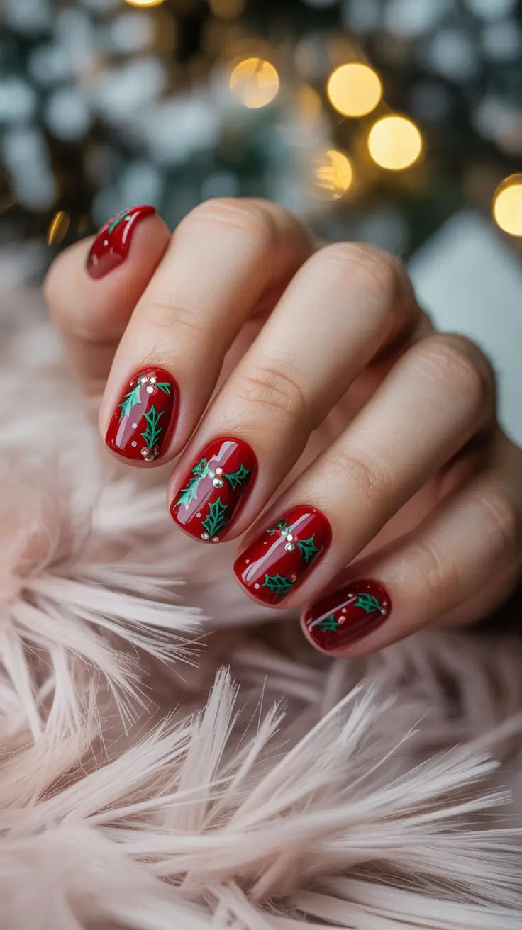 Элегантно в холода: 24 коротких зимних дизайна и цвета для маникюра Элегантно в холода: 24 коротких зимних дизайна и цвета для маникюра