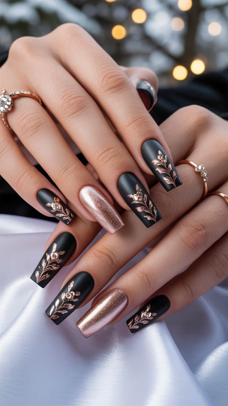 24 потрясающих варианта дизайна и цвета зимнего маникюра для создания шикарного сезонного образа 24 потрясающих варианта дизайна и цвета зимнего маникюра для создания шикарного сезонного образа