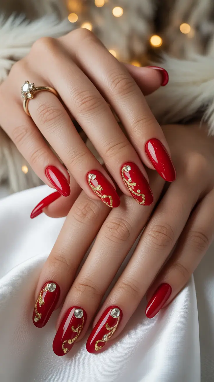 24 идеи для красного рождественского маникюра: праздничный и гламурный маникюр, который стоит попробовать в этом сезоне 24 идеи для красного рождественского маникюра: праздничный и гламурный маникюр, который стоит попробовать в этом сезоне