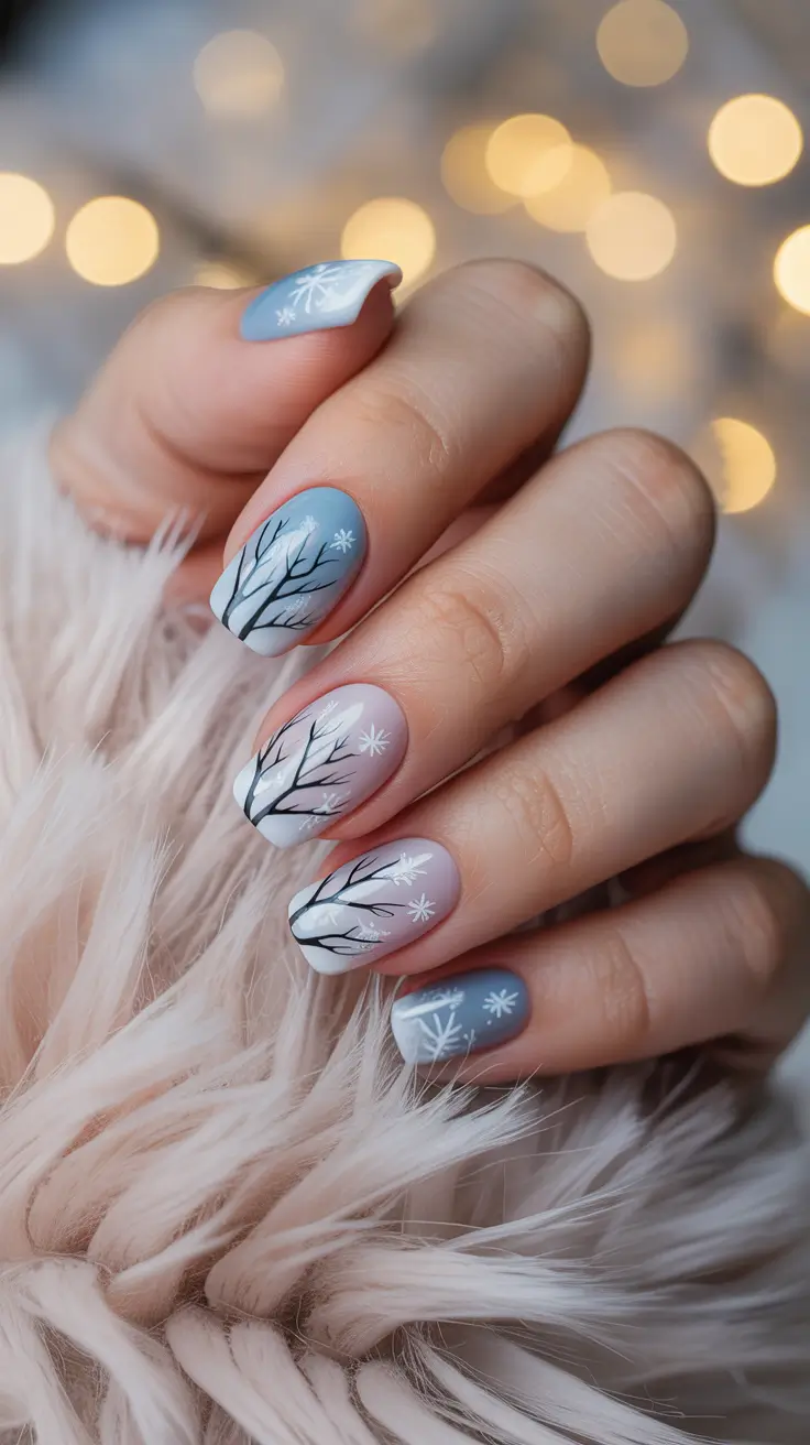 25 идей зимнего маникюра 25 идей зимнего маникюра