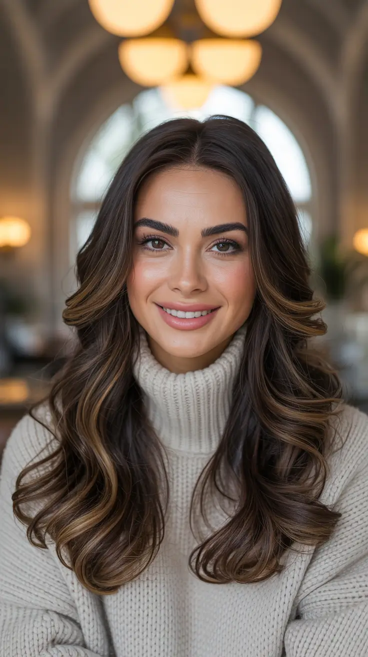 Осенние идеи окрашивания каштановых волос: свежие тренды и стильные решения Осенние идеи окрашивания каштановых волос: свежие тренды и стильные решения