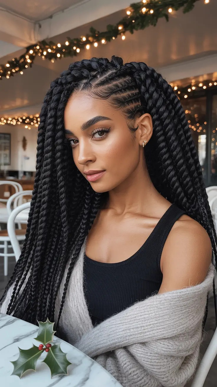 24 причёски для темнокожих женщин на зиму