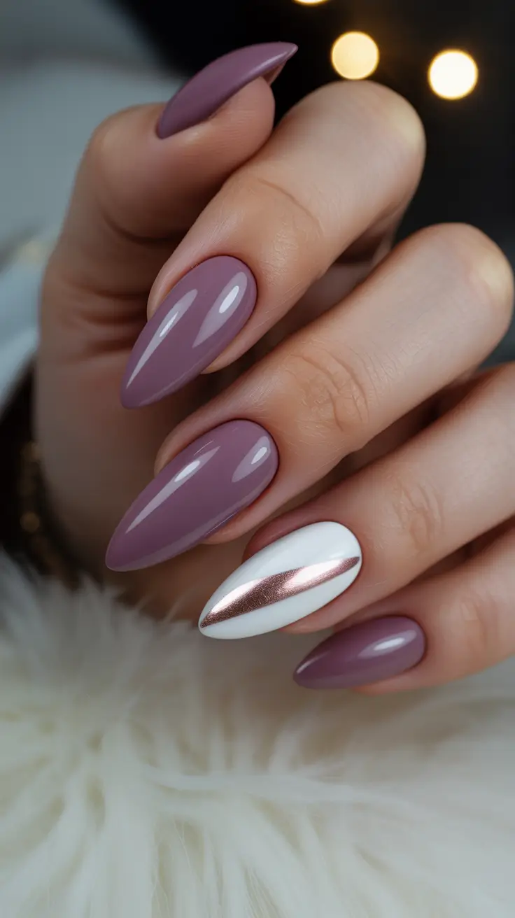 24 зимних миндальных маникюра: модные и элегантные дизайны для холодного времени года