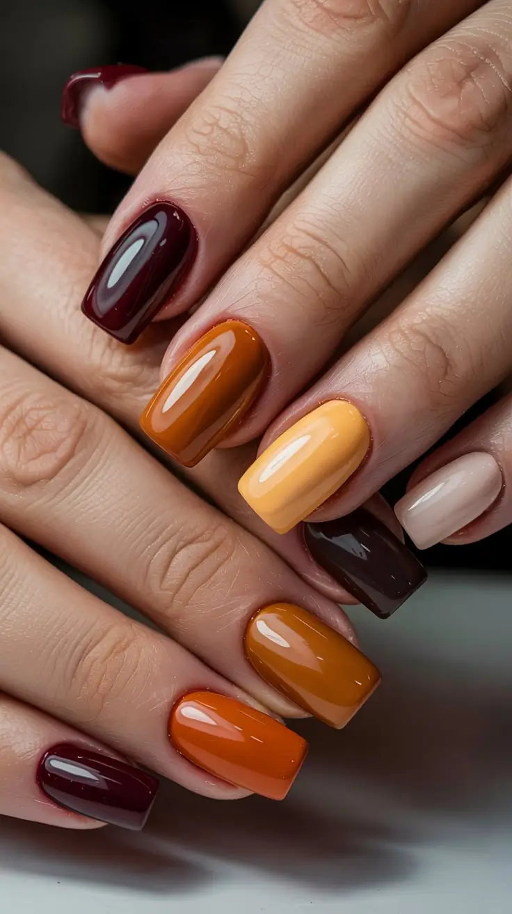 25 идей для осеннего маникюра в форме балерины