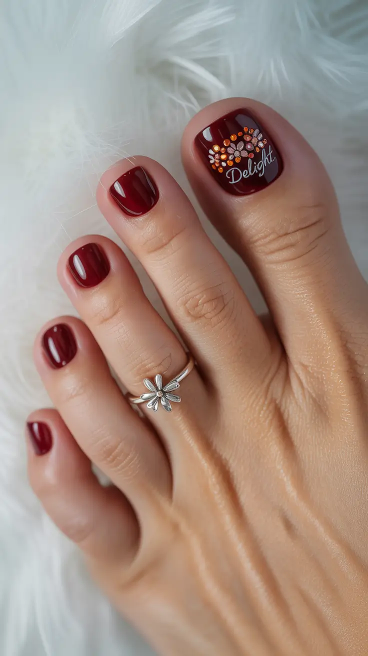 25 стильных осенних оттенков для педикюра