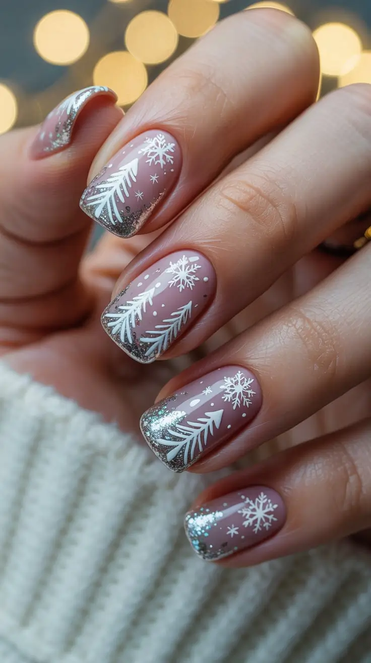 25 идей зимнего маникюра 25 идей зимнего маникюра