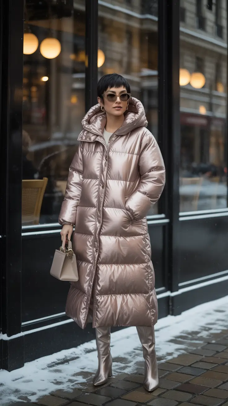 24 образа с зимними пуховиками: стильно и уютно 24 образа с зимними пуховиками: стильно и уютно