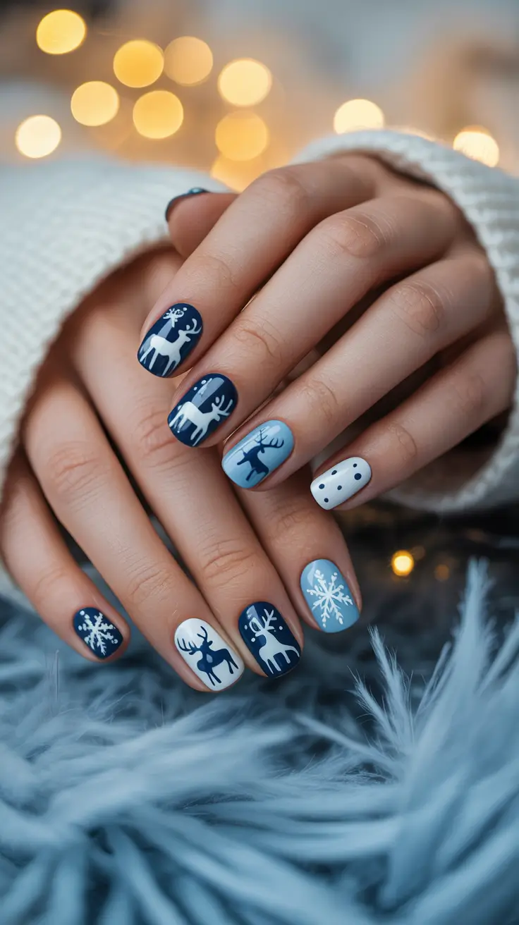 24 модных простых варианта зимнего маникюра для создания уютного и стильного образа 24 модных простых варианта зимнего маникюра для создания уютного и стильного образа