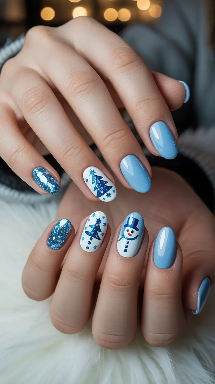 24 милых зимних маникюра, которые вам захочется повторить