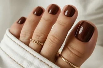 25 стильных осенних оттенков для педикюра