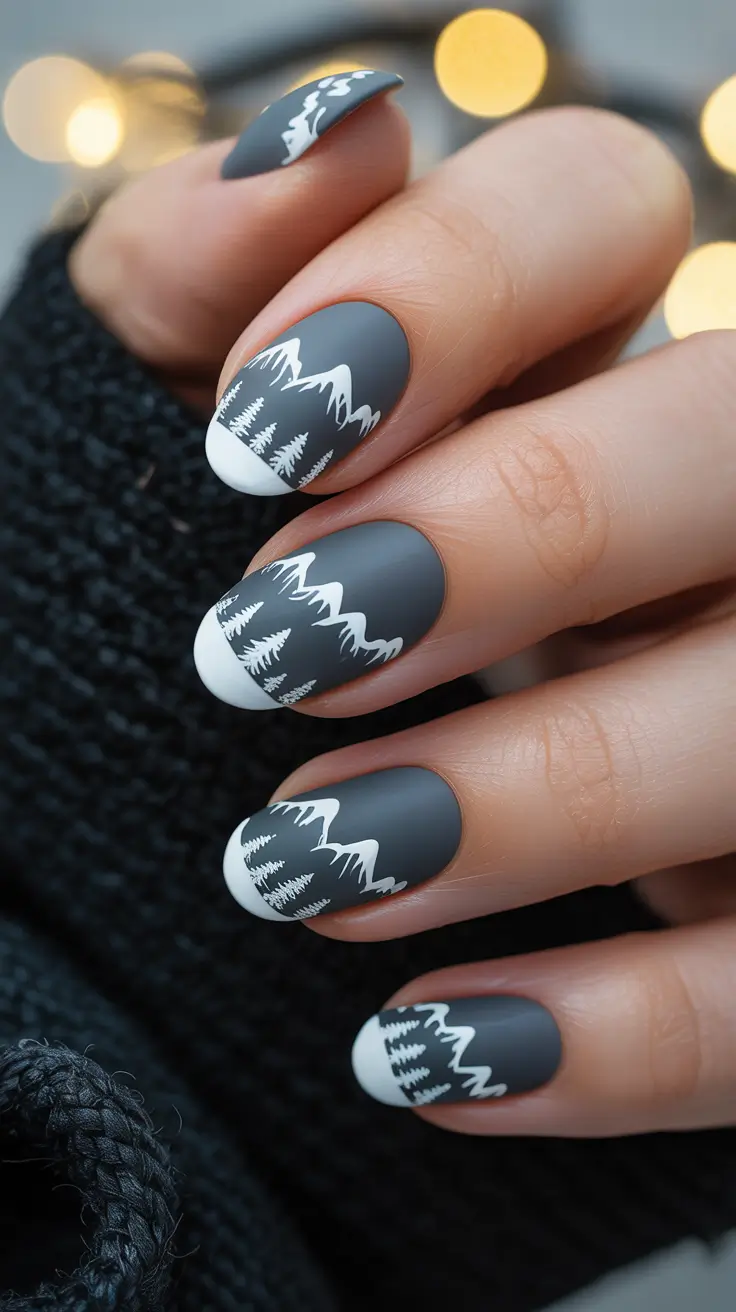 24 зимних дизайна для гель-лака: модные варианты для холодной погоды в этом сезоне