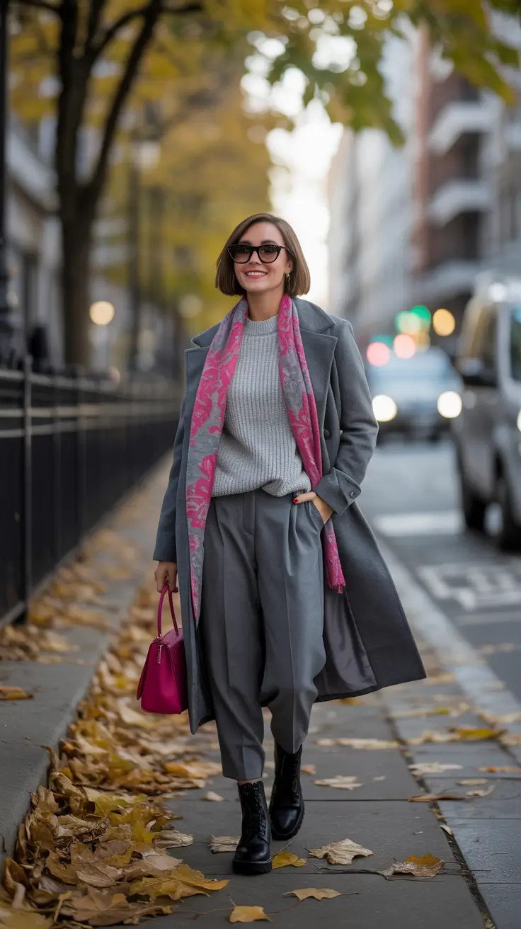 20 идей стильных образов для женщин среднего размера на осень