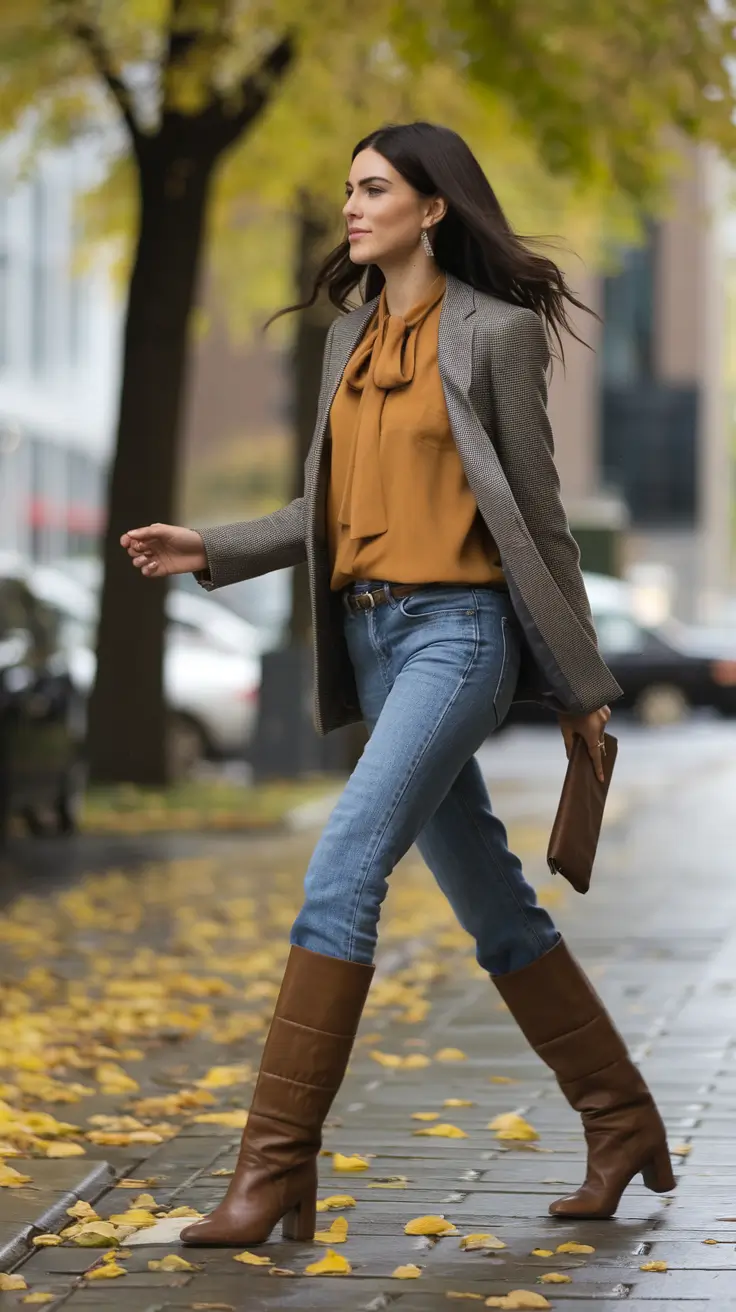 21 осенний образ с ботинками — модные идеи