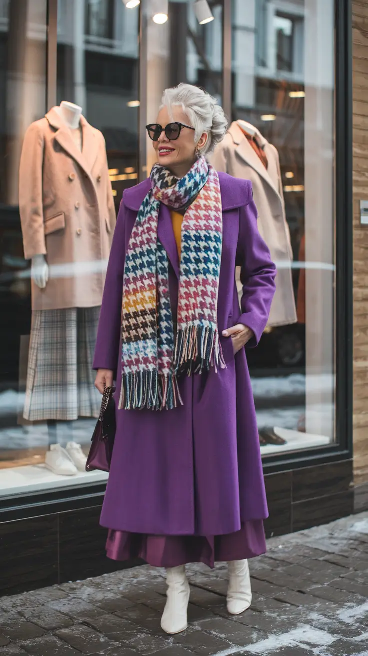 22 образа для женщин старше 50 лет — зима: оставайтесь стильными и не мёрзните