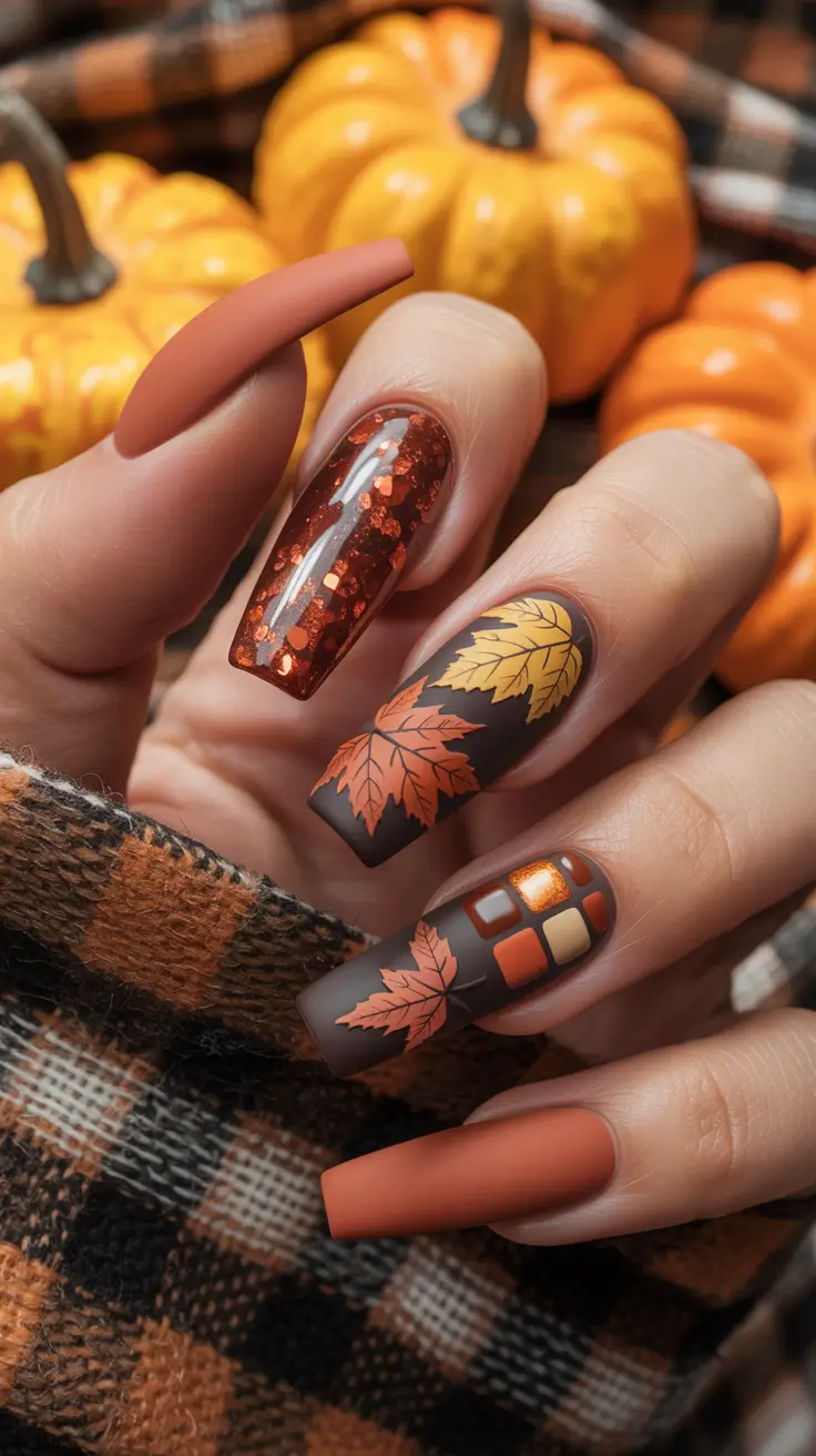 25 трендовых осенних маникюров: дизайн и цвета 25 трендовых осенних маникюров: дизайн и цвета