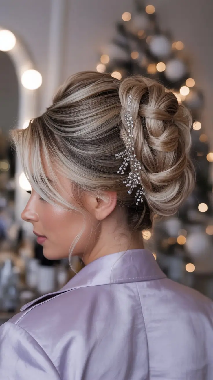 21 идея элегантных зимних причёсо