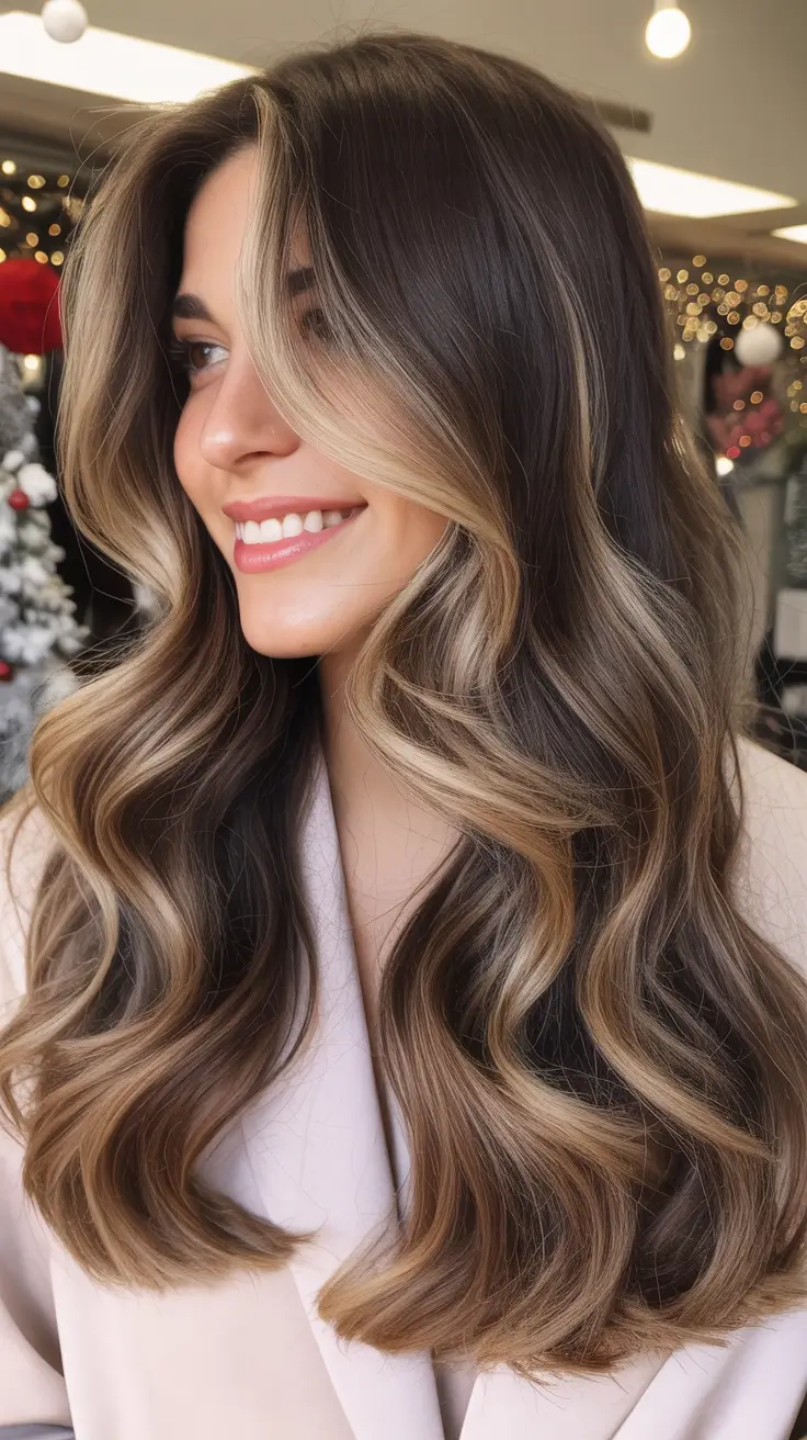 25 идей для мелирования в зимних оттенках для стильного сезонного образа