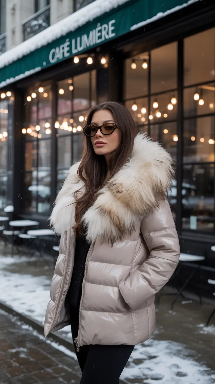 24 образа с зимними пуховиками: стильно и уютно 24 образа с зимними пуховиками: стильно и уютно