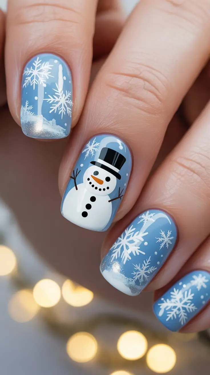24 зимних дизайна для гель-лака: модные варианты для холодной погоды в этом сезоне