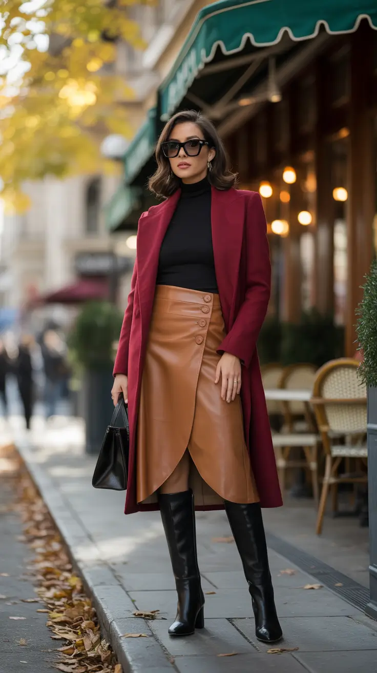 20 идей стильных образов для женщин среднего размера на осень