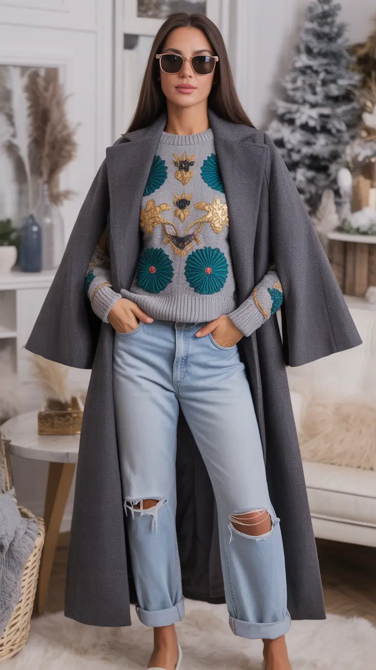 24 идеи комфортных зимних нарядов, чтобы выглядеть уютно и стильно