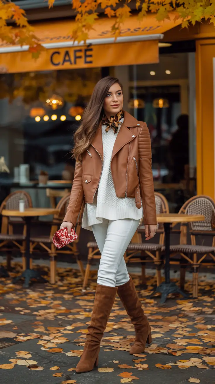 21 осенний образ с ботинками — модные идеи