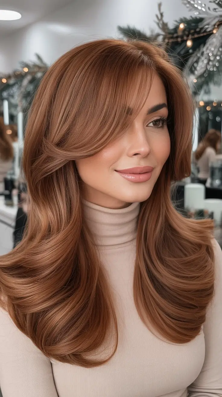 24 идеи для окрашивания волос в рыжий цвет зимой: модные оттенки этого сезона