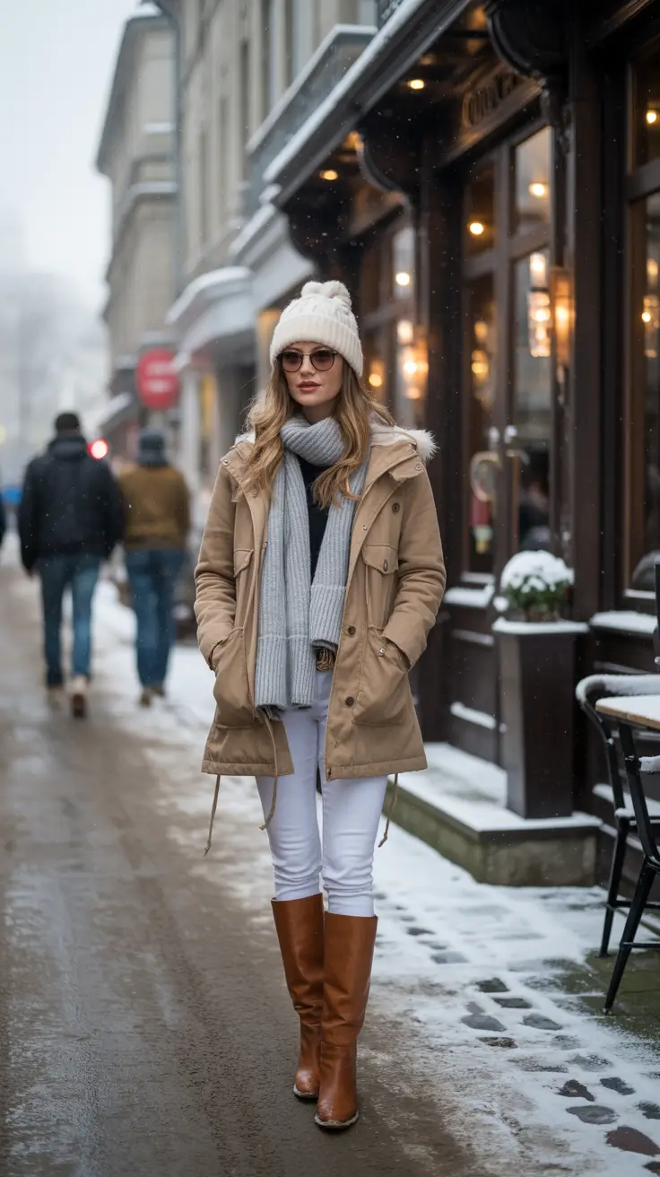 22 эстетичных варианта зимних нарядов в непринуждённом стиле