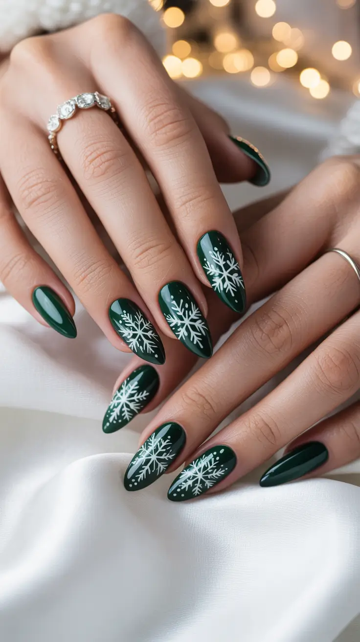 24 идеи зимнего маникюра со снежинками: шикарный, уютный и морозный маникюр 24 идеи зимнего маникюра со снежинками: шикарный, уютный и морозный маникюр