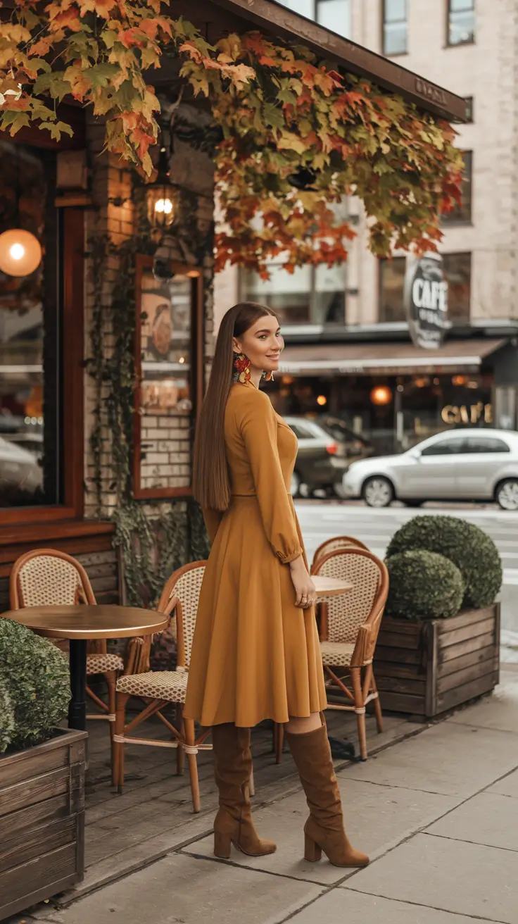 21 осенний образ с ботинками — модные идеи