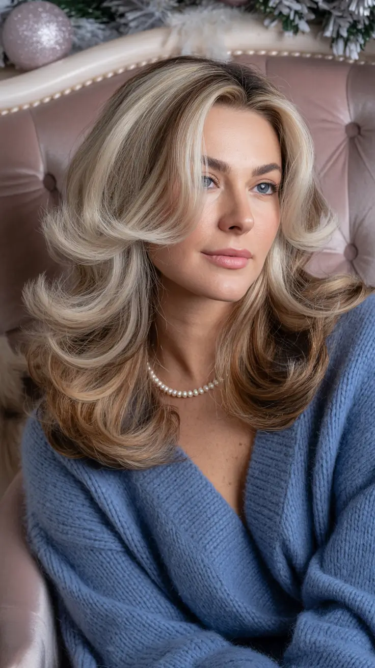 25 идей окрашивания волос в блонд на зиму: от ледяных оттенков до тёплого золотистого сияния