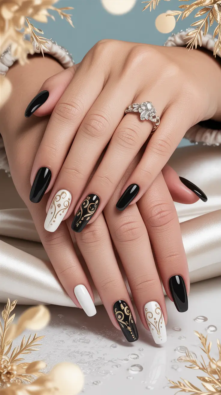 22 идеи рождественского гель-маникюра: праздничный, стильный и современный маникюр