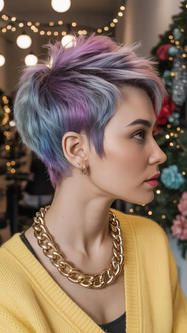 25 идей зимних стрижек пикси для стильных коротких причёсок