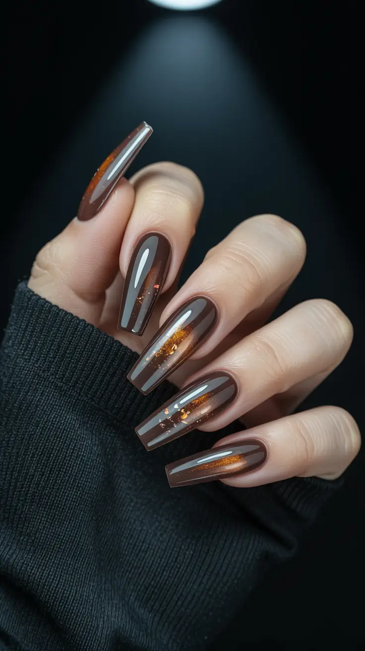 Оттенки для осеннего маникюра