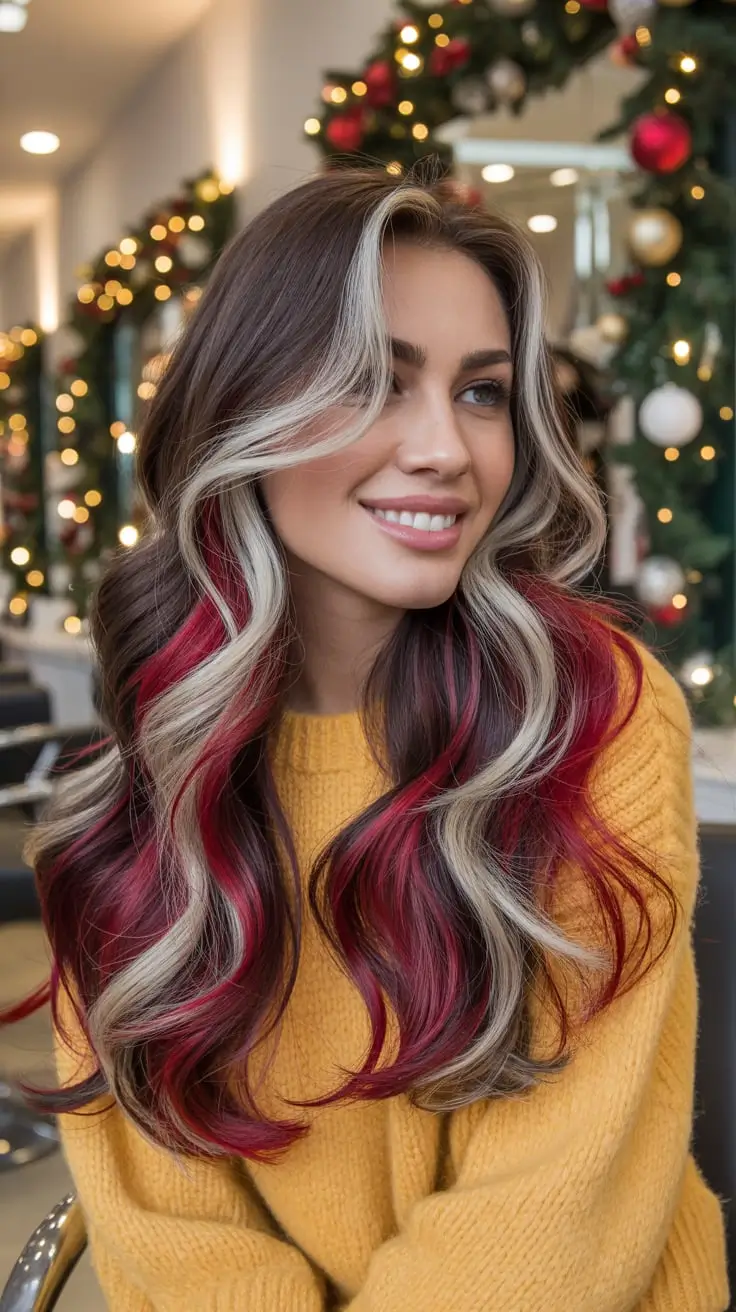 25 идей для мелирования в зимних оттенках для стильного сезонного образа