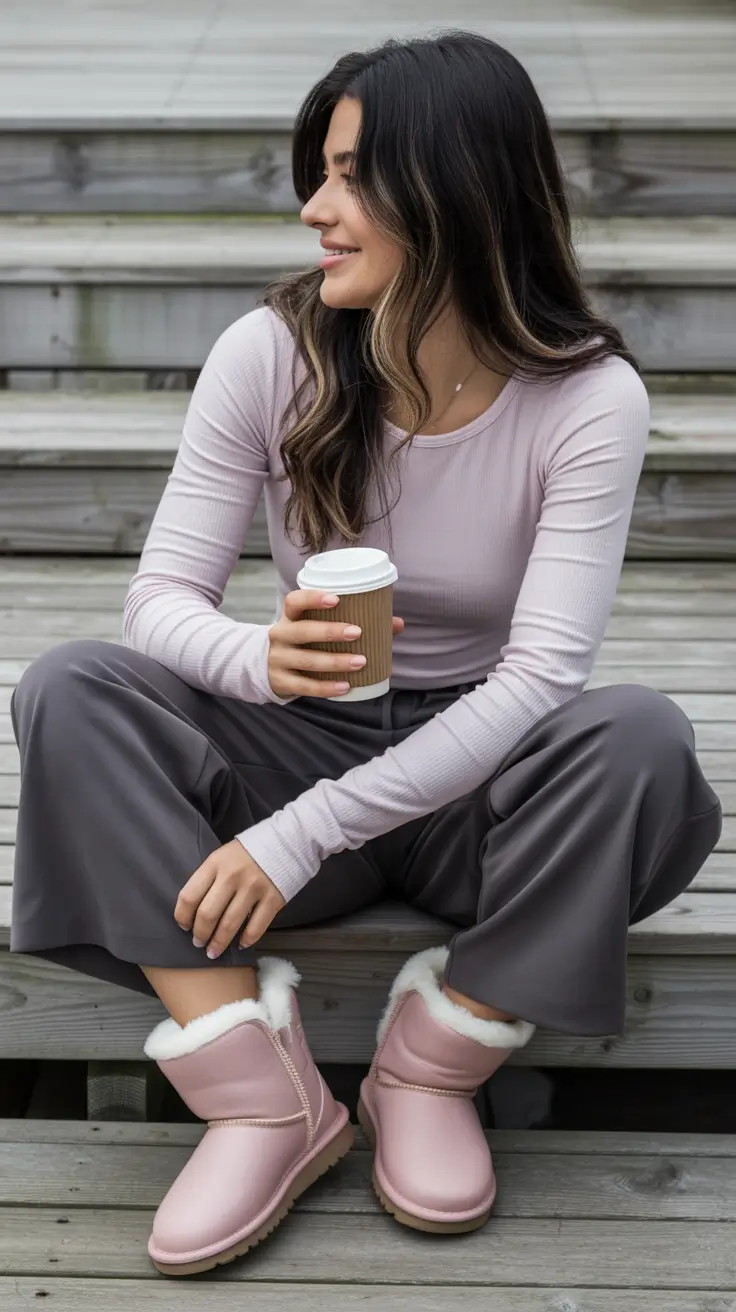 23 идеи нарядов с уггами на зиму: уютные и стильные образы 23 идеи нарядов с уггами на зиму: уютные и стильные образы