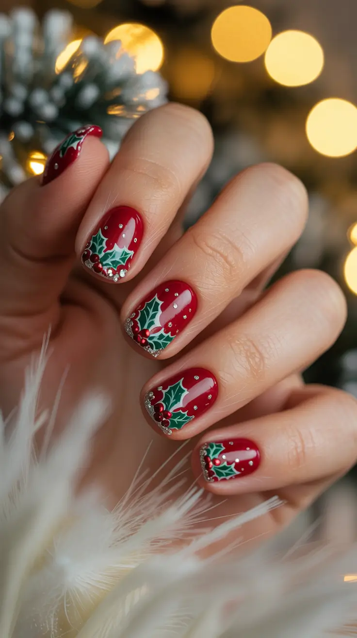 Элегантно в холода: 24 коротких зимних дизайна и цвета для маникюра Элегантно в холода: 24 коротких зимних дизайна и цвета для маникюра