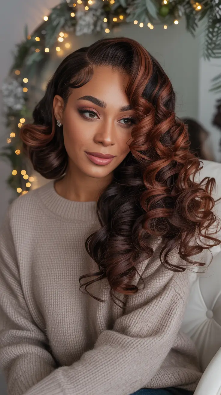 24 причёски для темнокожих женщин на зиму