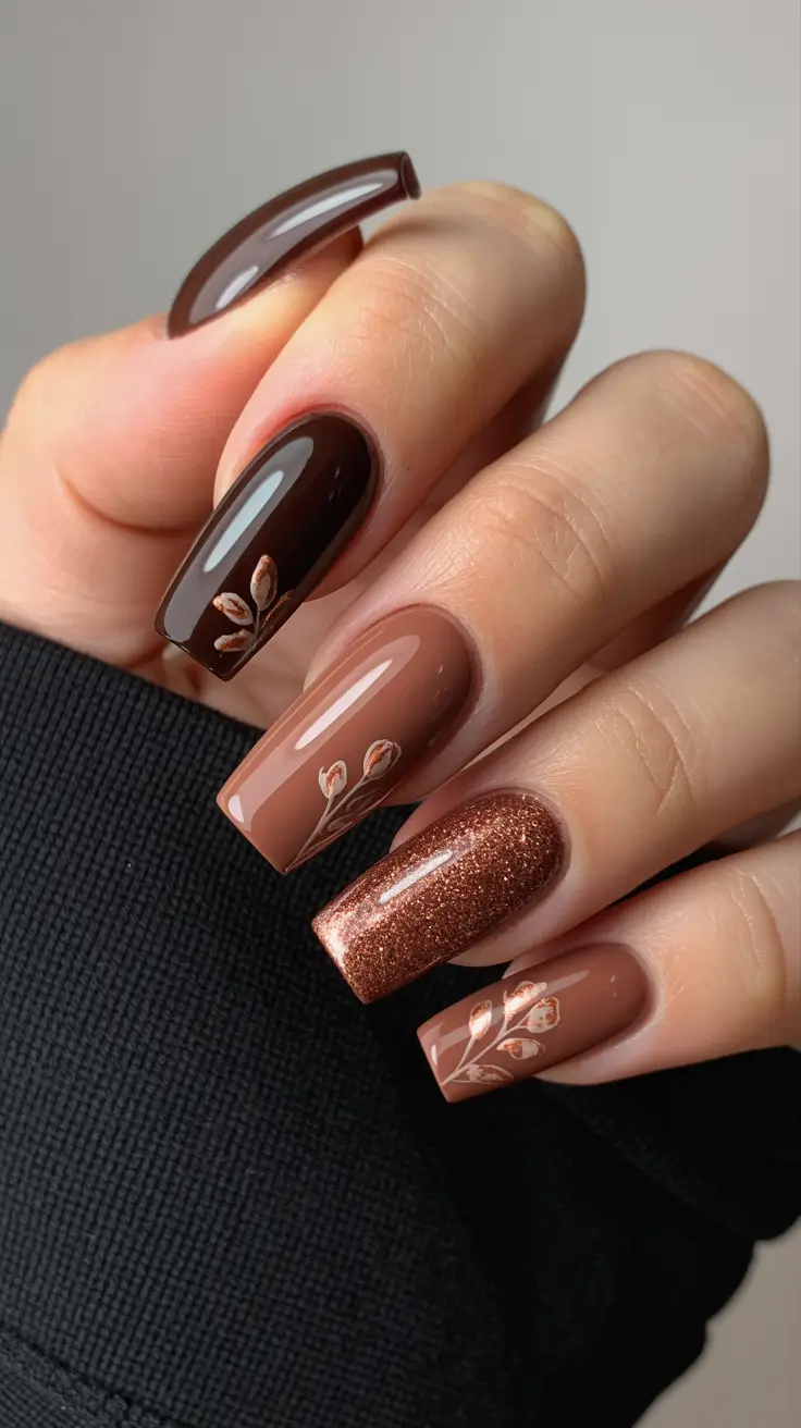 25 модных коричневых осенних маникюров, которые переосмысливают осенний шик 25 модных коричневых осенних маникюров, которые переосмысливают осенний шик