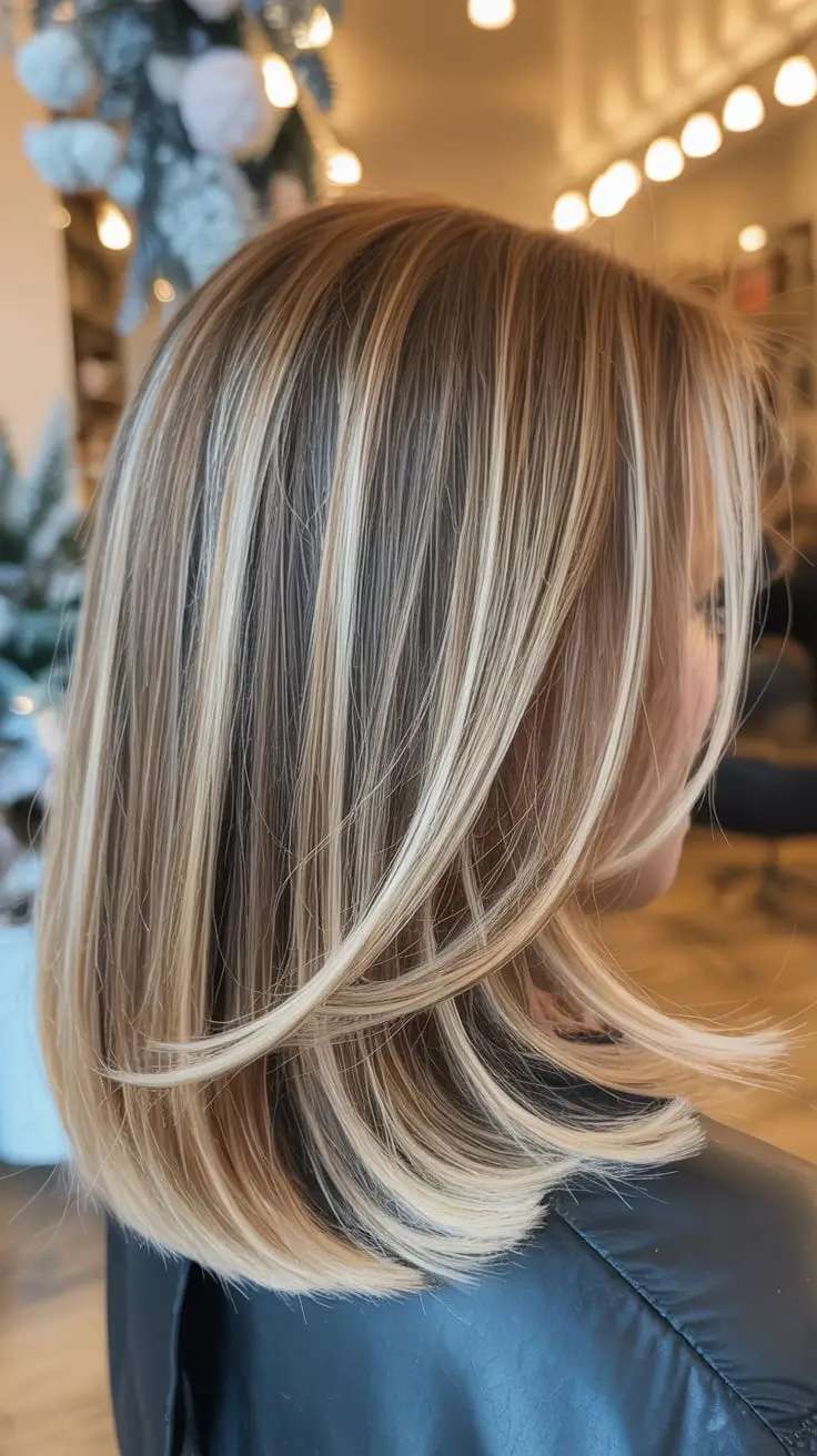 25 идей для мелирования в зимних оттенках для стильного сезонного образа