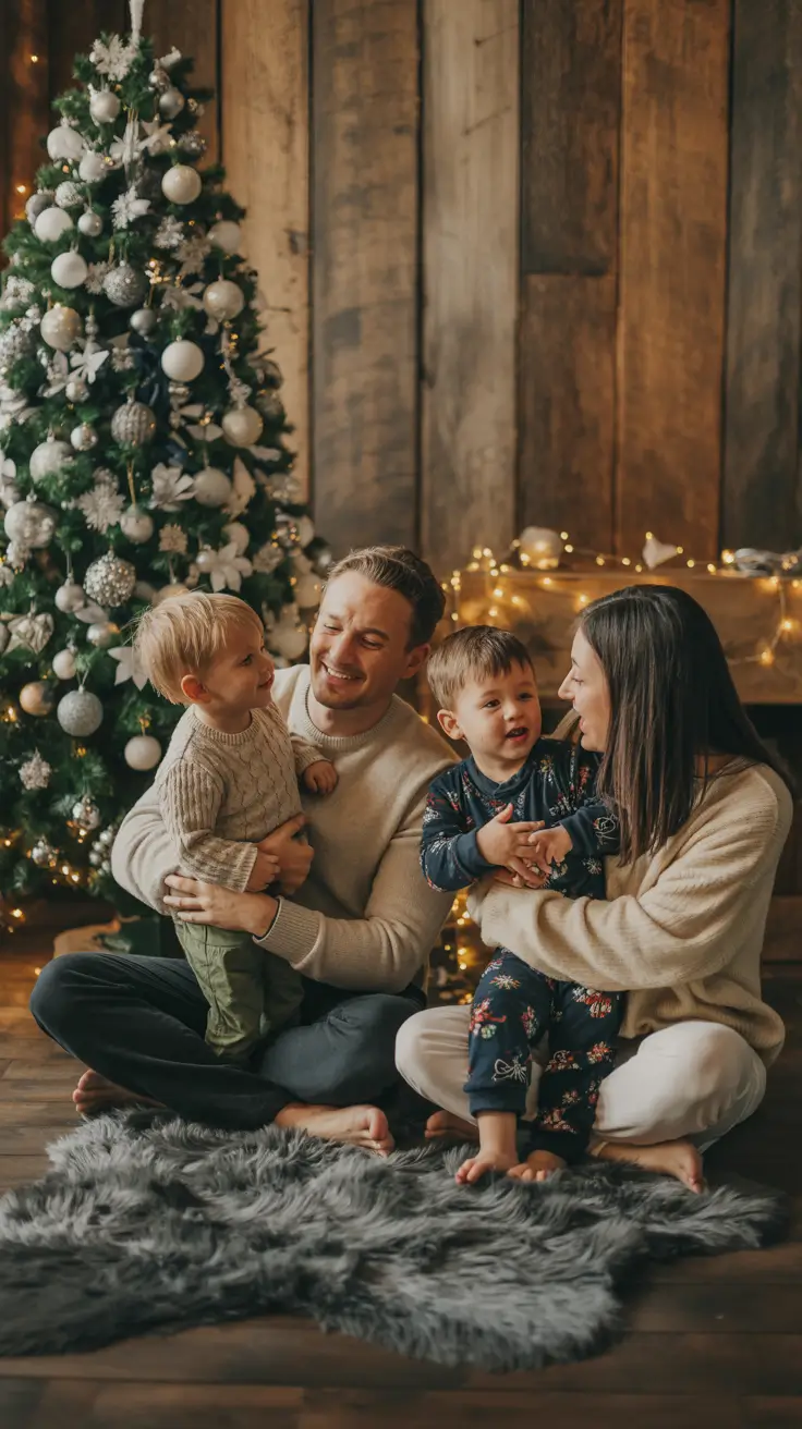 24 образа для семейных фотографий зимой, чтобы сохранить уютные и стильные воспоминания