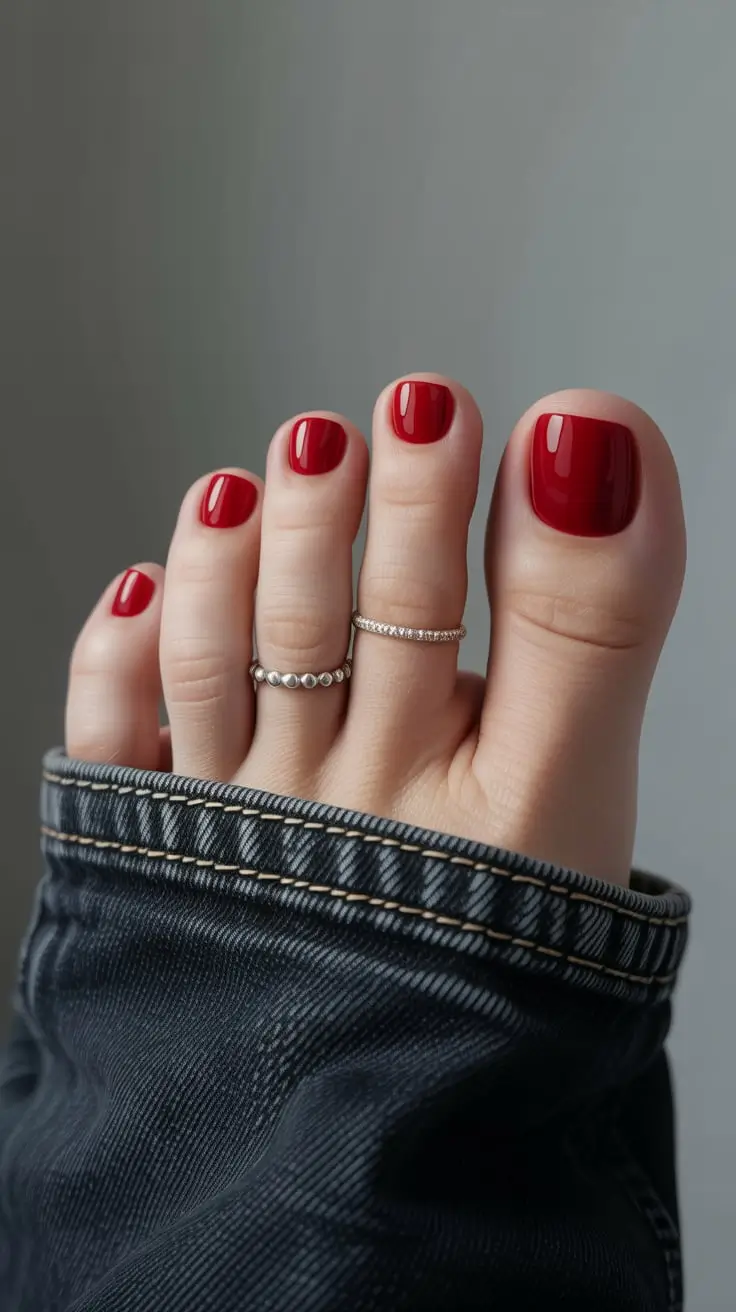 25 стильных осенних оттенков для педикюра