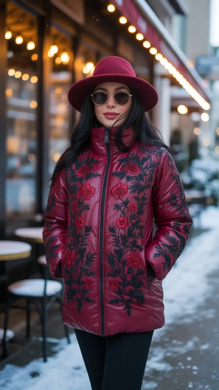 25 идей, как носить пуховик зимой: от уличного стиля до уютного шика