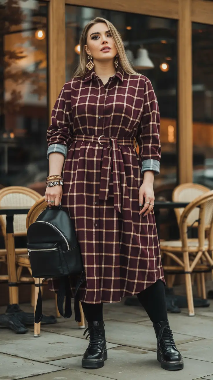 22 идеи осеннего модного гардероба больших размеров, которые выглядят непринуждённо и шикарно